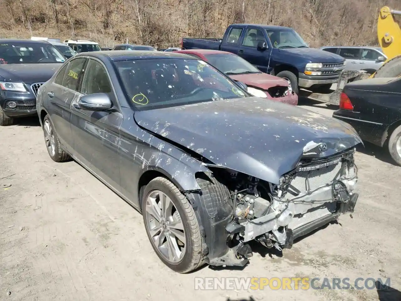 1 Photograph of a damaged car W1KWF8EB8MR634858 MERCEDES-BENZ C-CLASS 2021