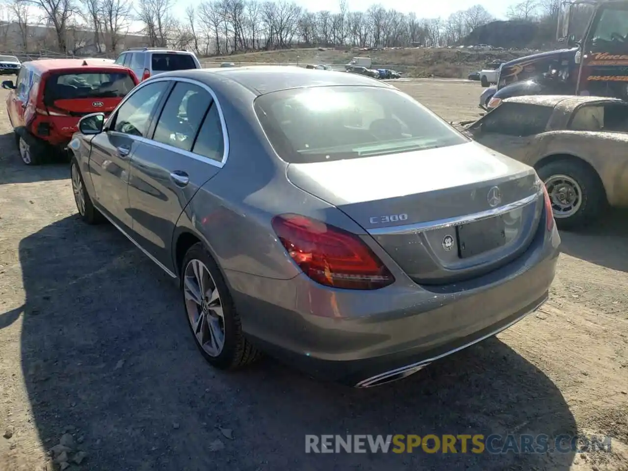 3 Photograph of a damaged car W1KWF8EB8MR634858 MERCEDES-BENZ C-CLASS 2021