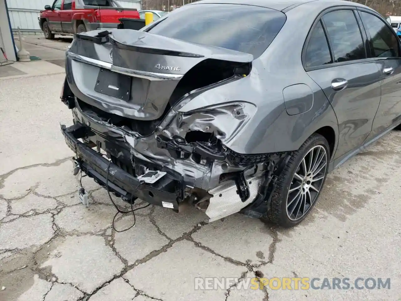 9 Photograph of a damaged car W1KWF8EB8MR638750 MERCEDES-BENZ C-CLASS 2021