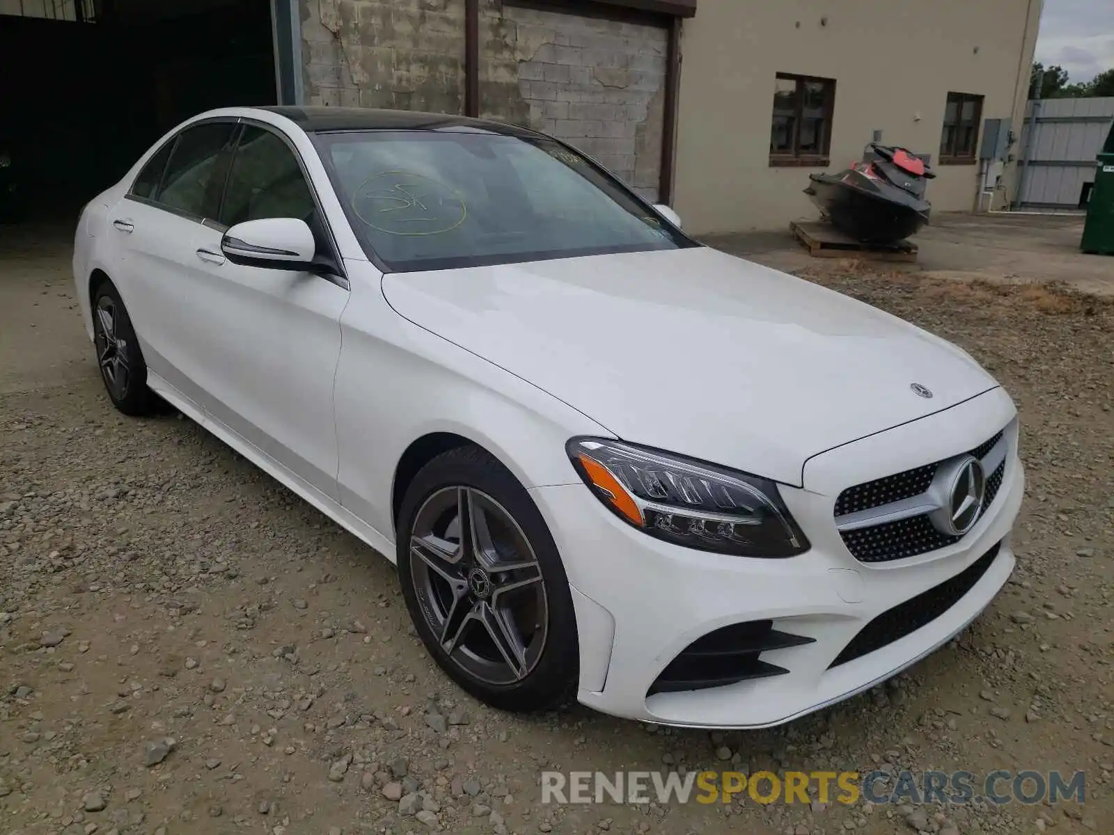 1 Photograph of a damaged car W1KWF8EB8MR643737 MERCEDES-BENZ C-CLASS 2021