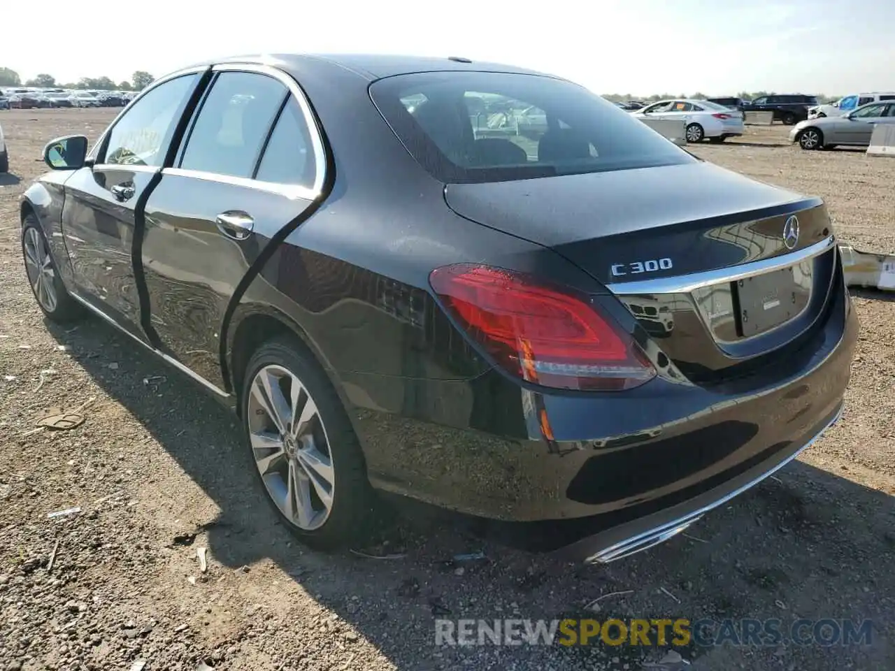 3 Photograph of a damaged car W1KWF8EB8MR646508 MERCEDES-BENZ C-CLASS 2021