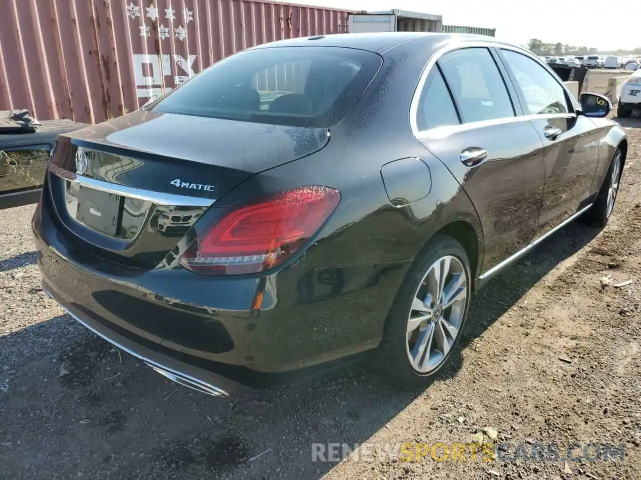 4 Photograph of a damaged car W1KWF8EB8MR646508 MERCEDES-BENZ C-CLASS 2021