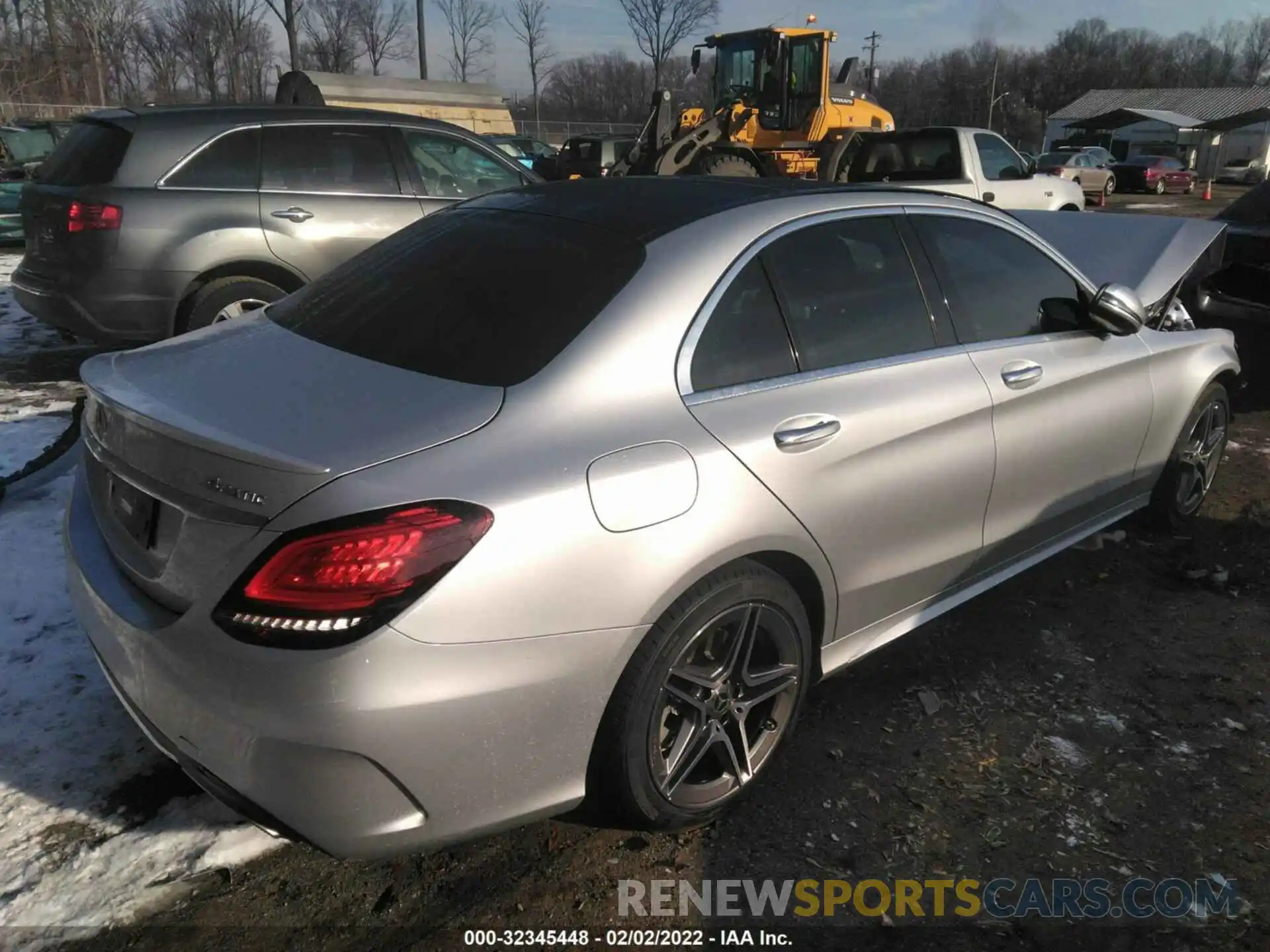 4 Photograph of a damaged car W1KWF8EB8MR647643 MERCEDES-BENZ C-CLASS 2021