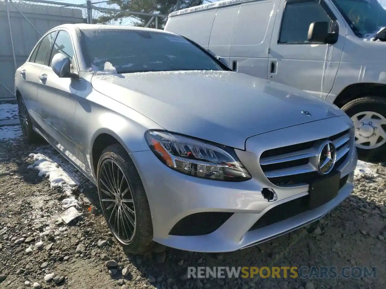 1 Photograph of a damaged car W1KWF8EB8MR649750 MERCEDES-BENZ C-CLASS 2021