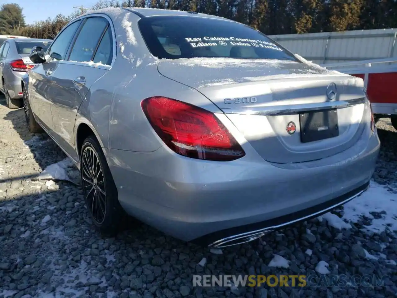 3 Photograph of a damaged car W1KWF8EB8MR649750 MERCEDES-BENZ C-CLASS 2021