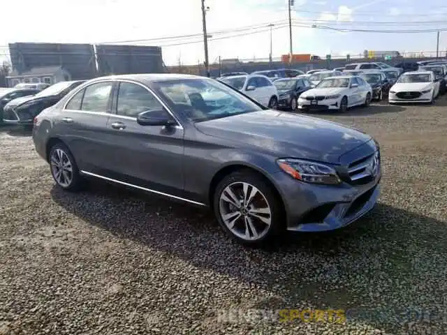 1 Photograph of a damaged car W1KWF8EB8MR652096 MERCEDES-BENZ C-CLASS 2021