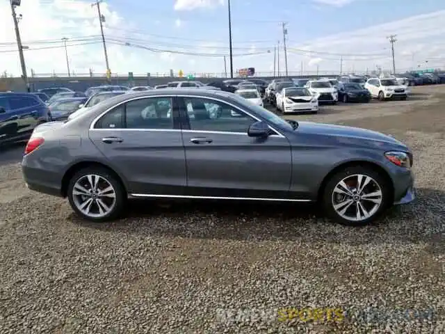 10 Photograph of a damaged car W1KWF8EB8MR652096 MERCEDES-BENZ C-CLASS 2021