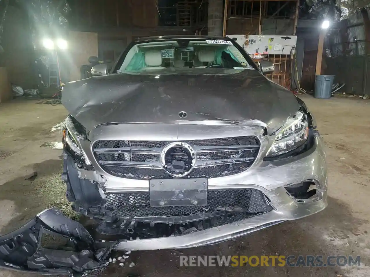 5 Photograph of a damaged car W1KWF8EB9MR607233 MERCEDES-BENZ C-CLASS 2021