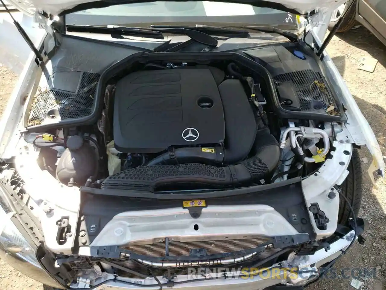 7 Photograph of a damaged car W1KWF8EB9MR615039 MERCEDES-BENZ C-CLASS 2021