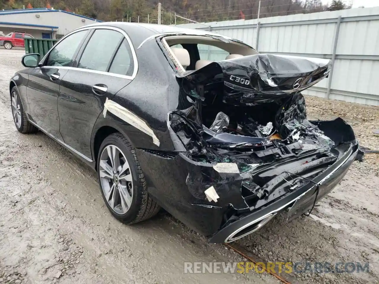 3 Photograph of a damaged car W1KWF8EB9MR620189 MERCEDES-BENZ C-CLASS 2021