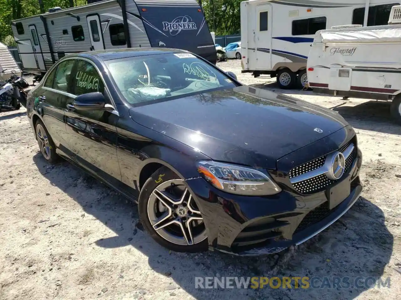 1 Photograph of a damaged car W1KWF8EB9MR623237 MERCEDES-BENZ C-CLASS 2021