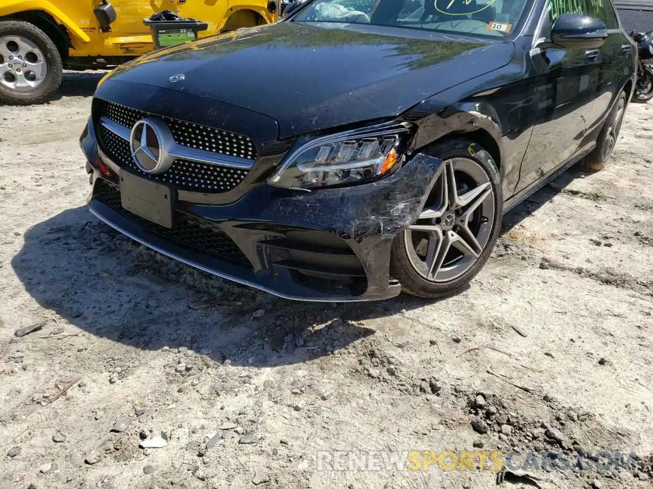 9 Photograph of a damaged car W1KWF8EB9MR623237 MERCEDES-BENZ C-CLASS 2021