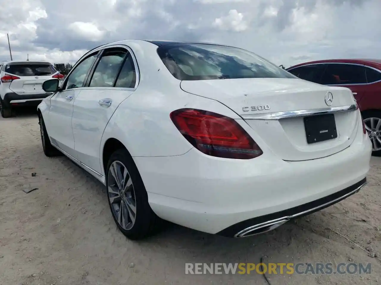 3 Photograph of a damaged car W1KWF8EB9MR633637 MERCEDES-BENZ C-CLASS 2021