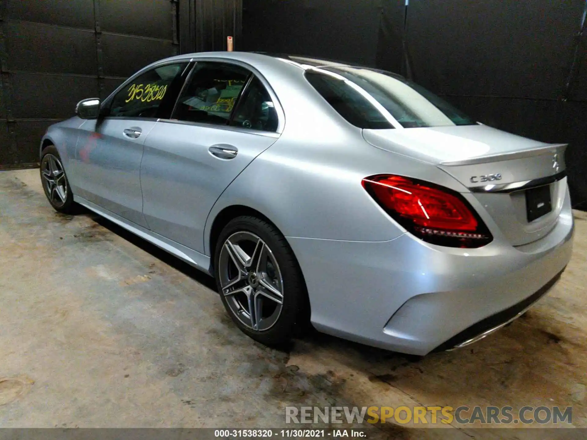 3 Photograph of a damaged car W1KWF8EB9MR638269 MERCEDES-BENZ C-CLASS 2021