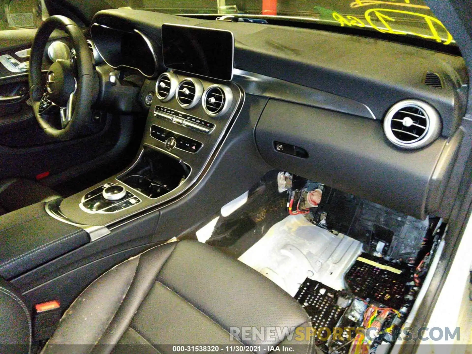 5 Photograph of a damaged car W1KWF8EB9MR638269 MERCEDES-BENZ C-CLASS 2021