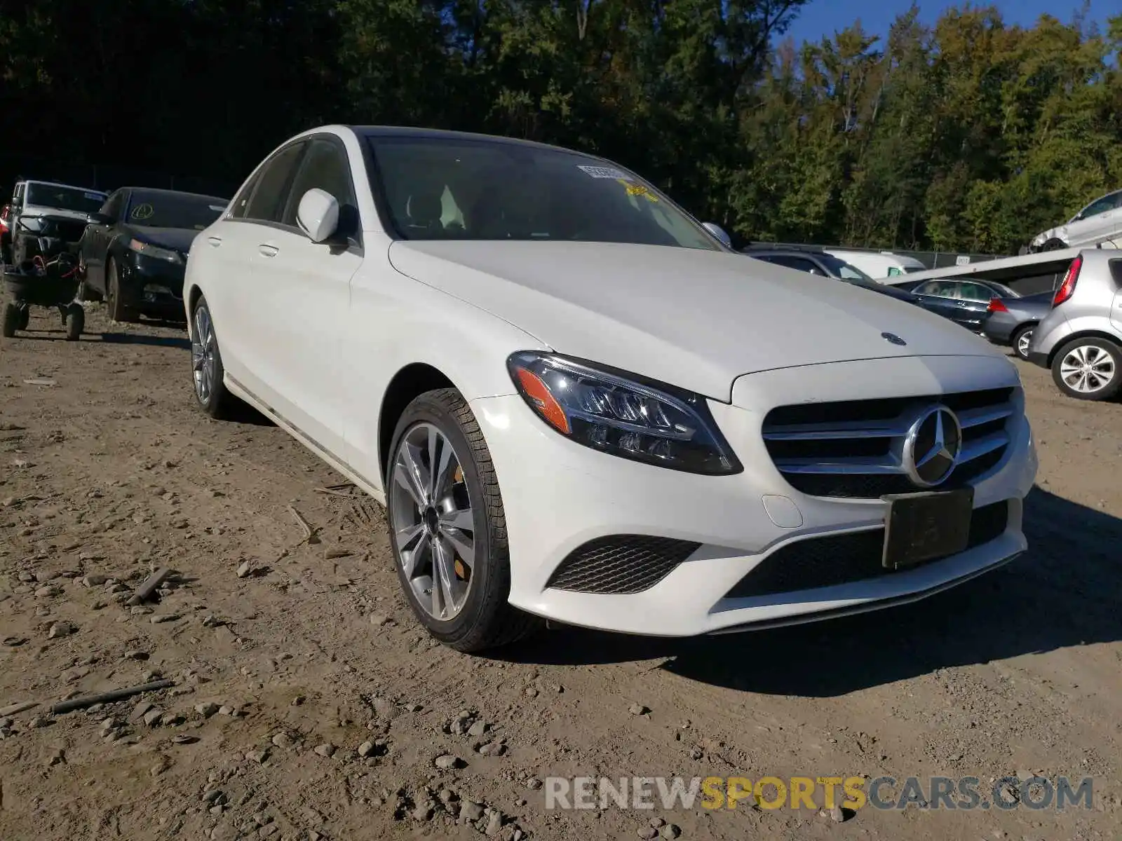 1 Photograph of a damaged car W1KWF8EB9MR640538 MERCEDES-BENZ C-CLASS 2021