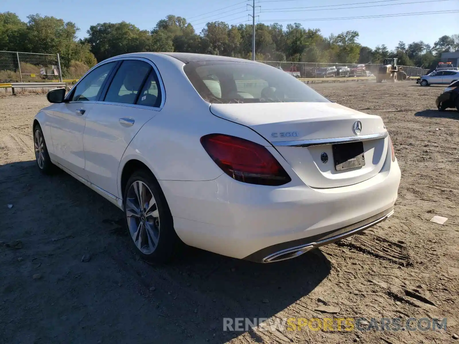 3 Photograph of a damaged car W1KWF8EB9MR640538 MERCEDES-BENZ C-CLASS 2021