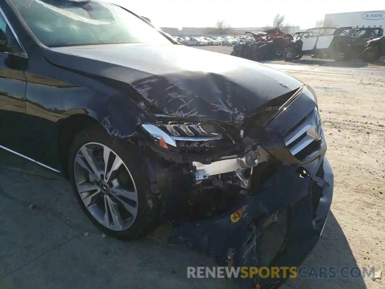 9 Photograph of a damaged car W1KWF8EB9MR651183 MERCEDES-BENZ C-CLASS 2021