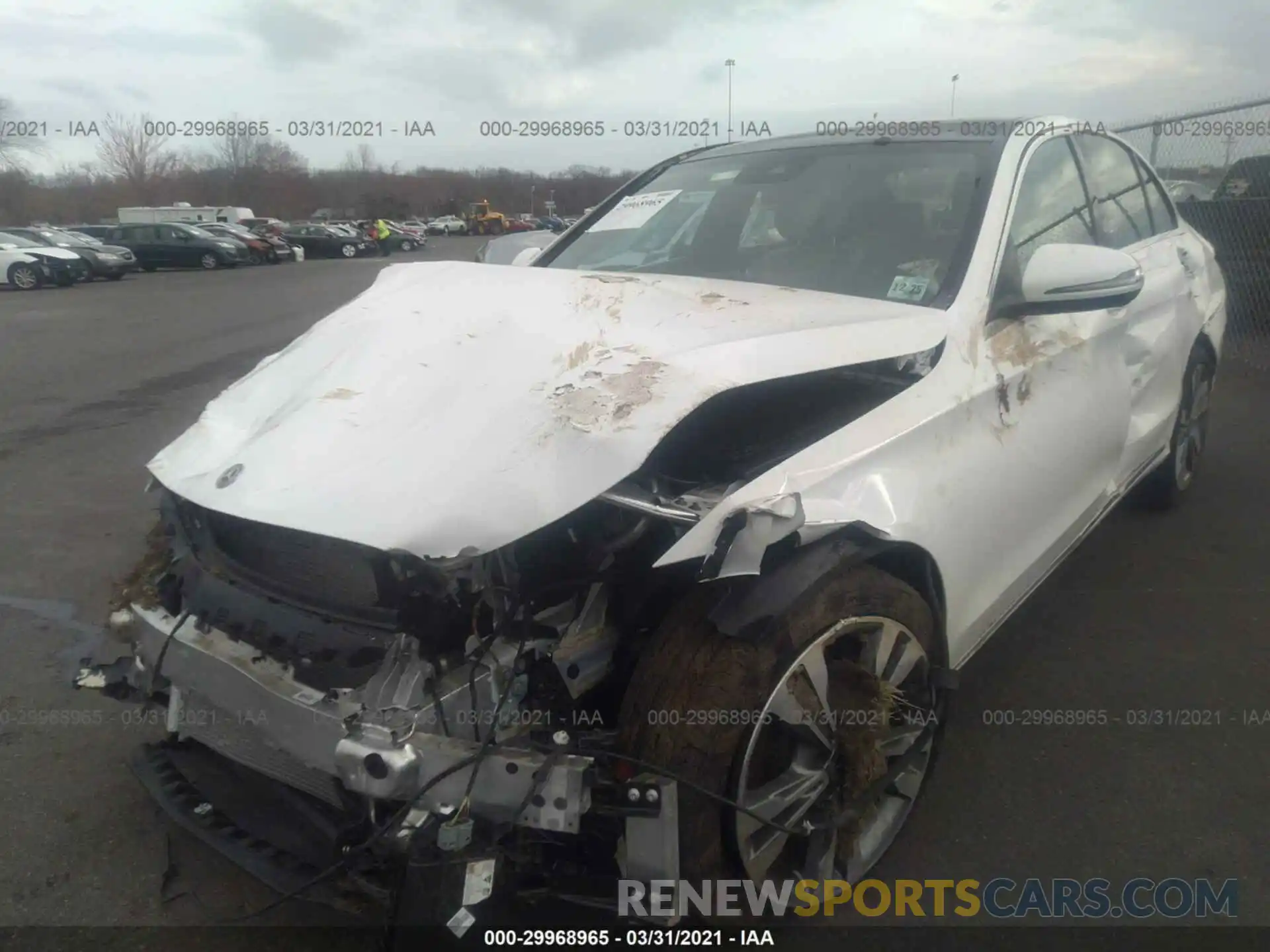 6 Photograph of a damaged car W1KWF8EBXMR611128 MERCEDES-BENZ C-CLASS 2021