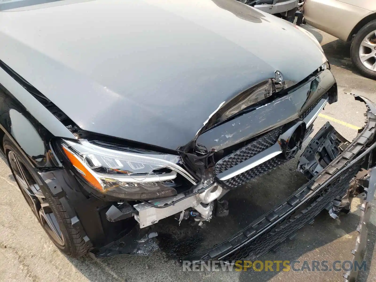 9 Photograph of a damaged car W1KWF8EBXMR611825 MERCEDES-BENZ C-CLASS 2021