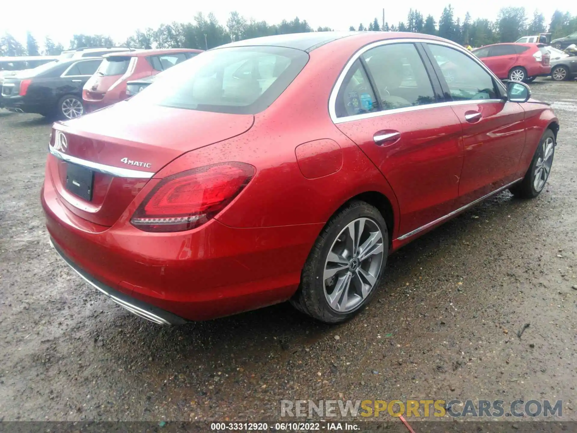 4 Photograph of a damaged car W1KWF8EBXMR621545 MERCEDES-BENZ C-CLASS 2021