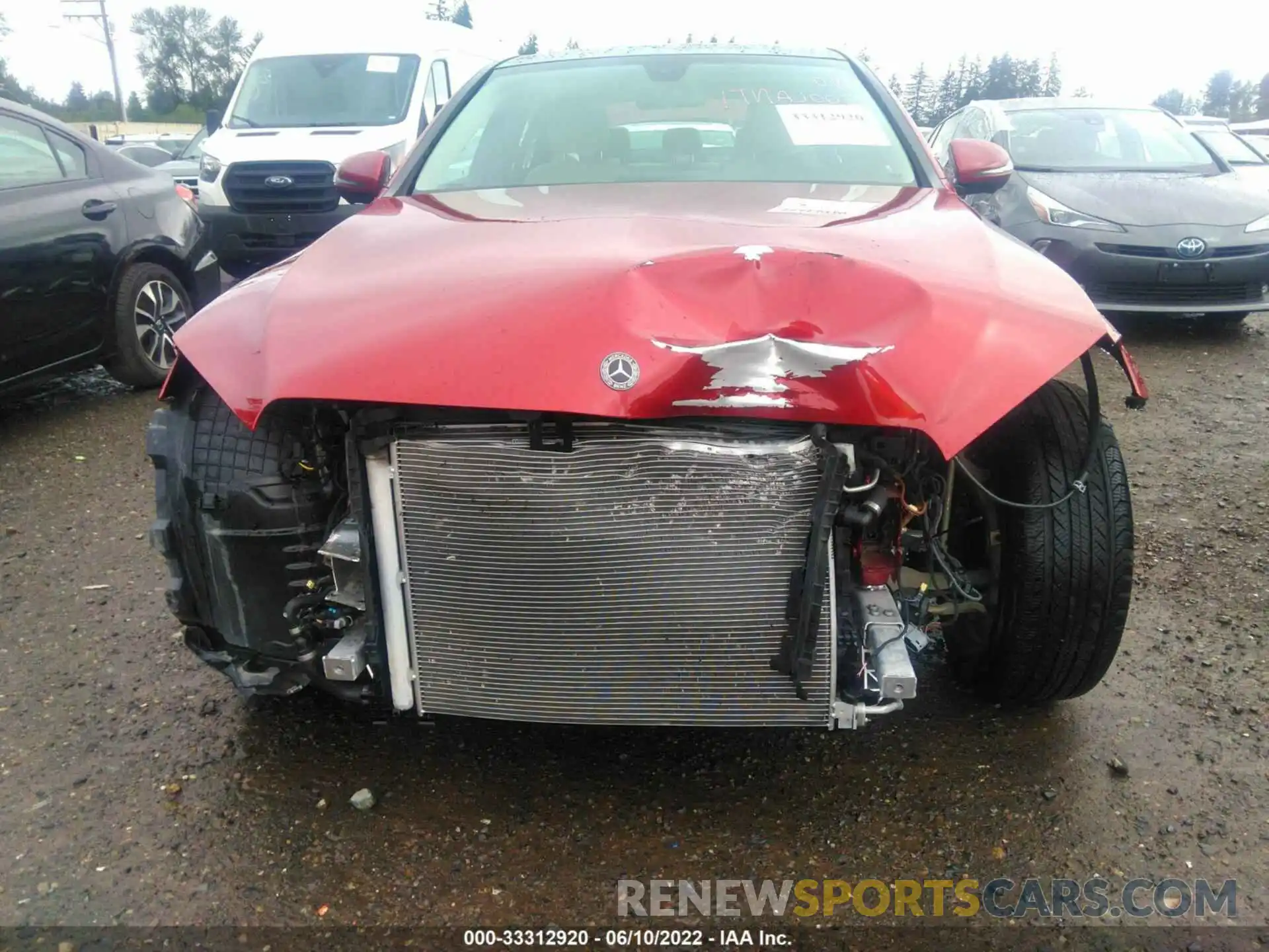 6 Photograph of a damaged car W1KWF8EBXMR621545 MERCEDES-BENZ C-CLASS 2021