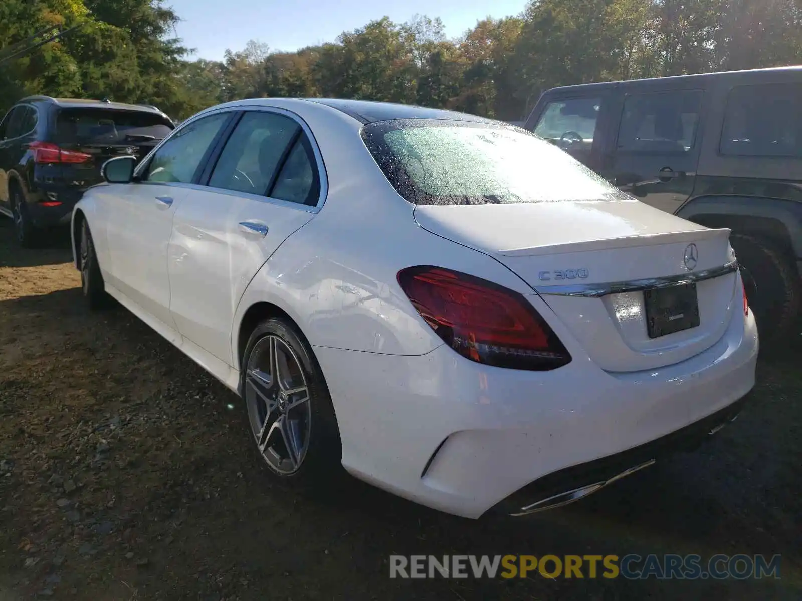 3 Photograph of a damaged car W1KWF8EBXMR631024 MERCEDES-BENZ C-CLASS 2021