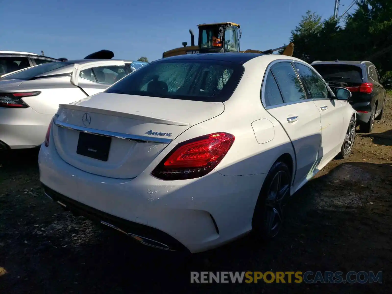 4 Photograph of a damaged car W1KWF8EBXMR631024 MERCEDES-BENZ C-CLASS 2021