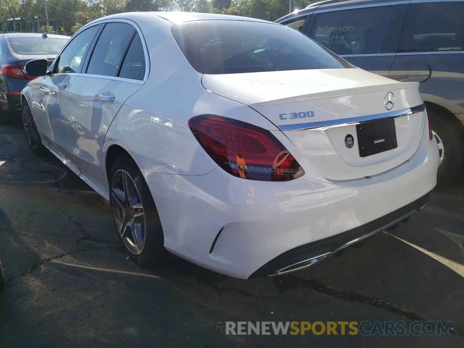 3 Photograph of a damaged car W1KWF8EBXMR631850 MERCEDES-BENZ C-CLASS 2021