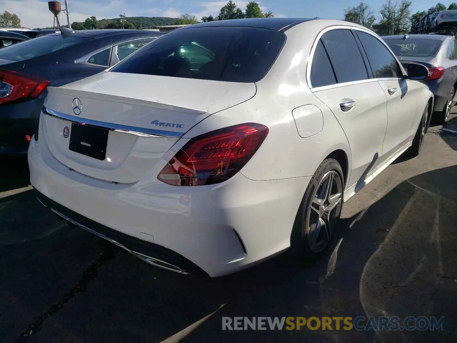 4 Photograph of a damaged car W1KWF8EBXMR631850 MERCEDES-BENZ C-CLASS 2021