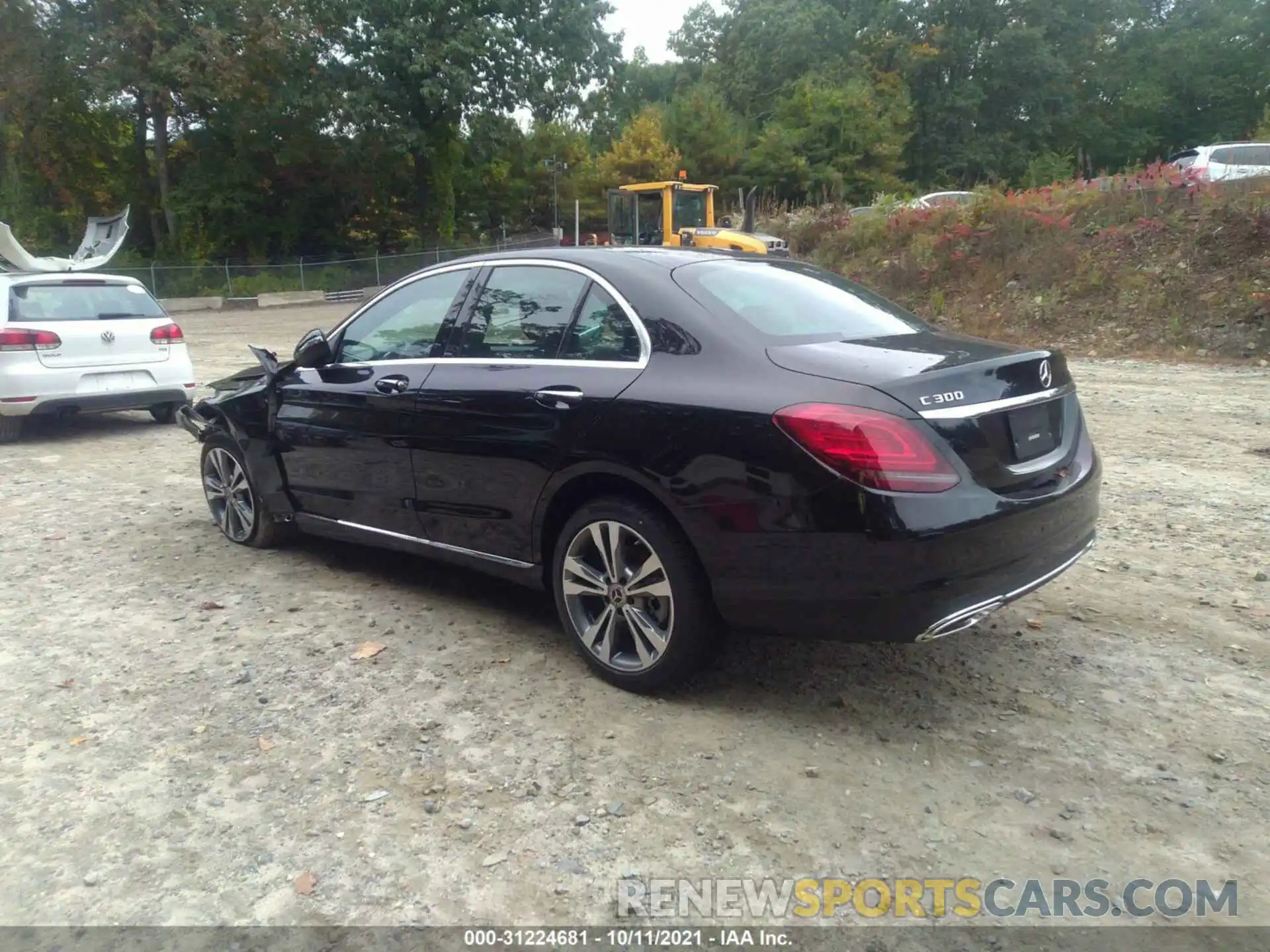 3 Photograph of a damaged car W1KWF8EBXMR637454 MERCEDES-BENZ C-CLASS 2021