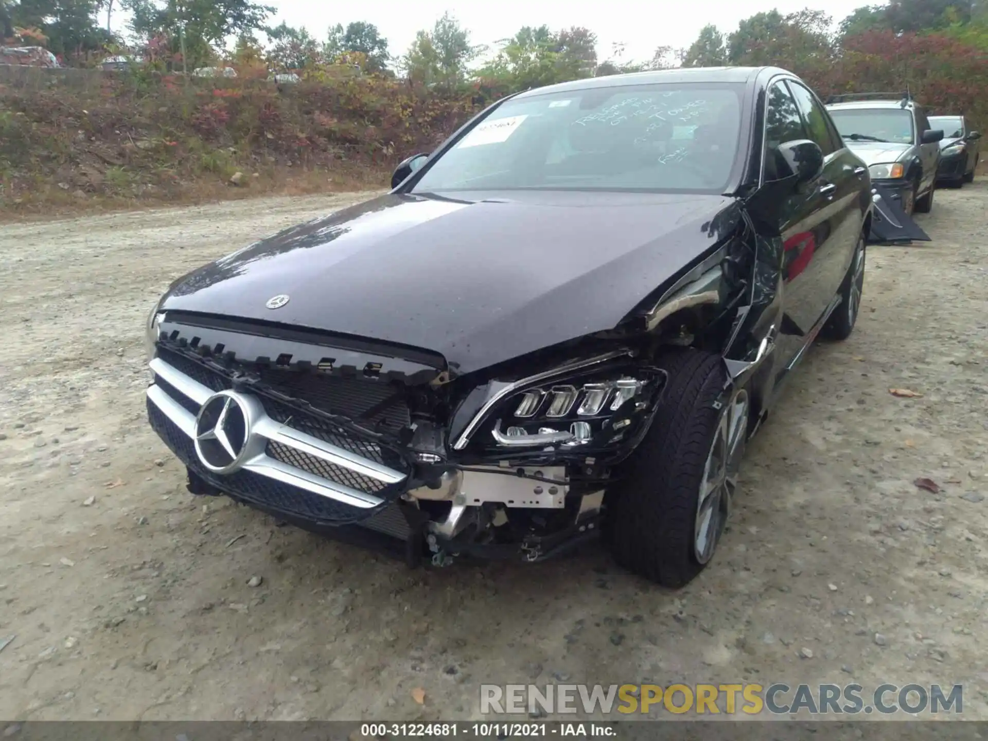 6 Photograph of a damaged car W1KWF8EBXMR637454 MERCEDES-BENZ C-CLASS 2021