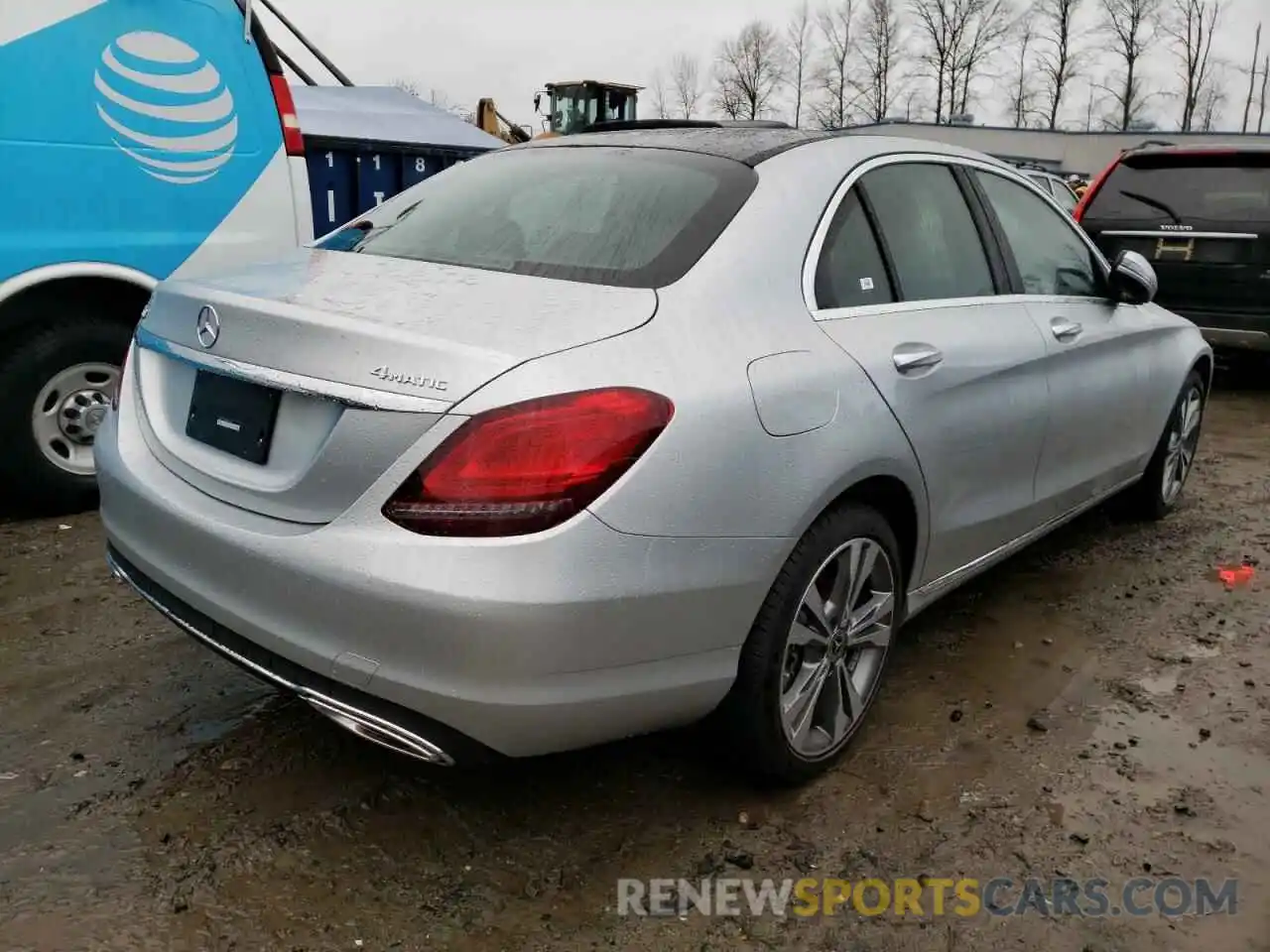 4 Фотография поврежденного автомобиля W1KWF8EBXMR646414 MERCEDES-BENZ C-CLASS 2021