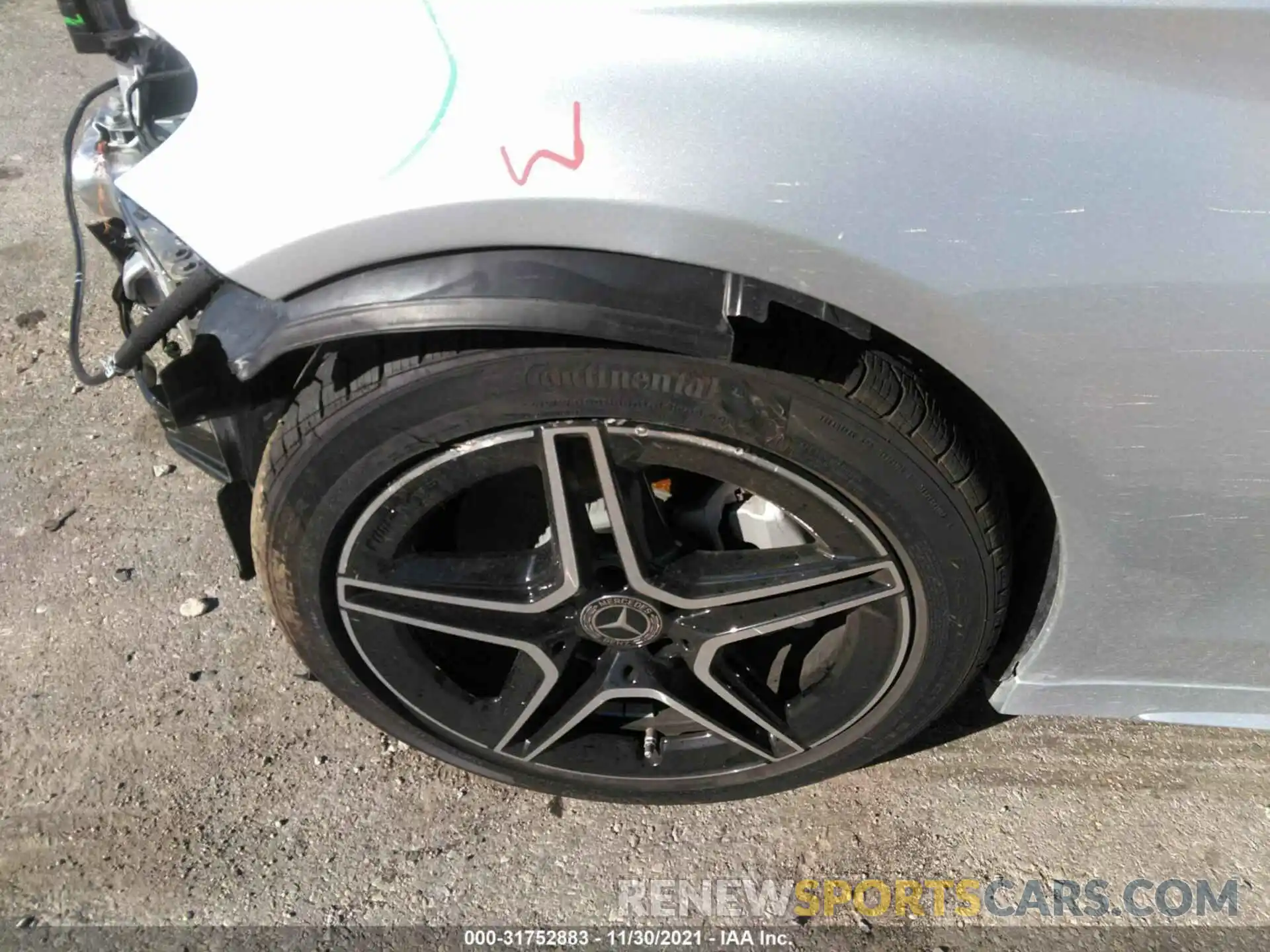 13 Photograph of a damaged car W1KWF8EBXMR650446 MERCEDES-BENZ C-CLASS 2021