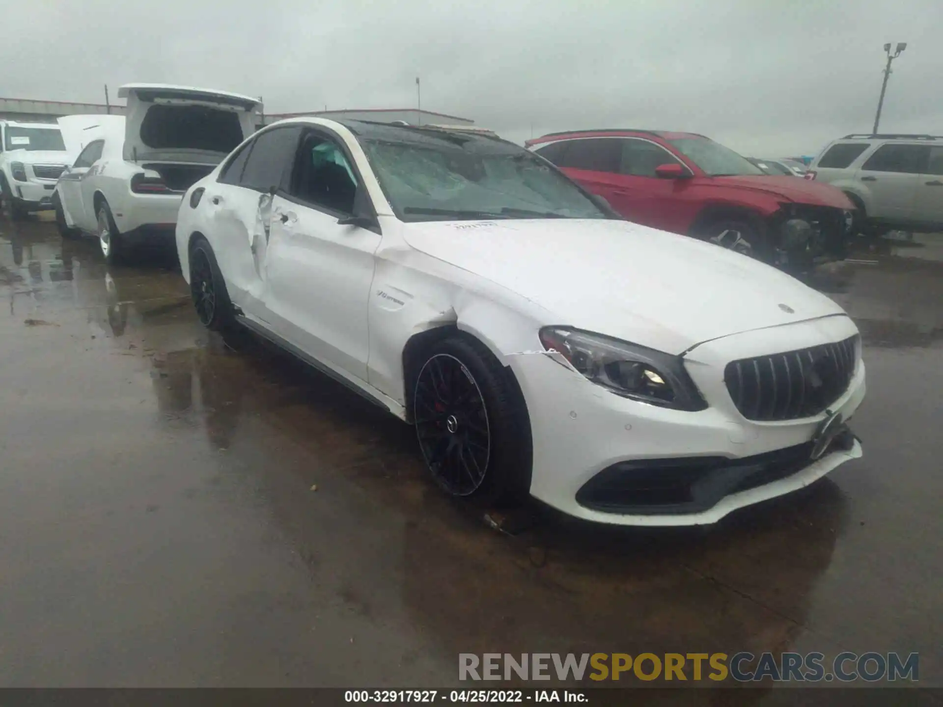 1 Photograph of a damaged car W1KWF8HB0MR605978 MERCEDES-BENZ C-CLASS 2021