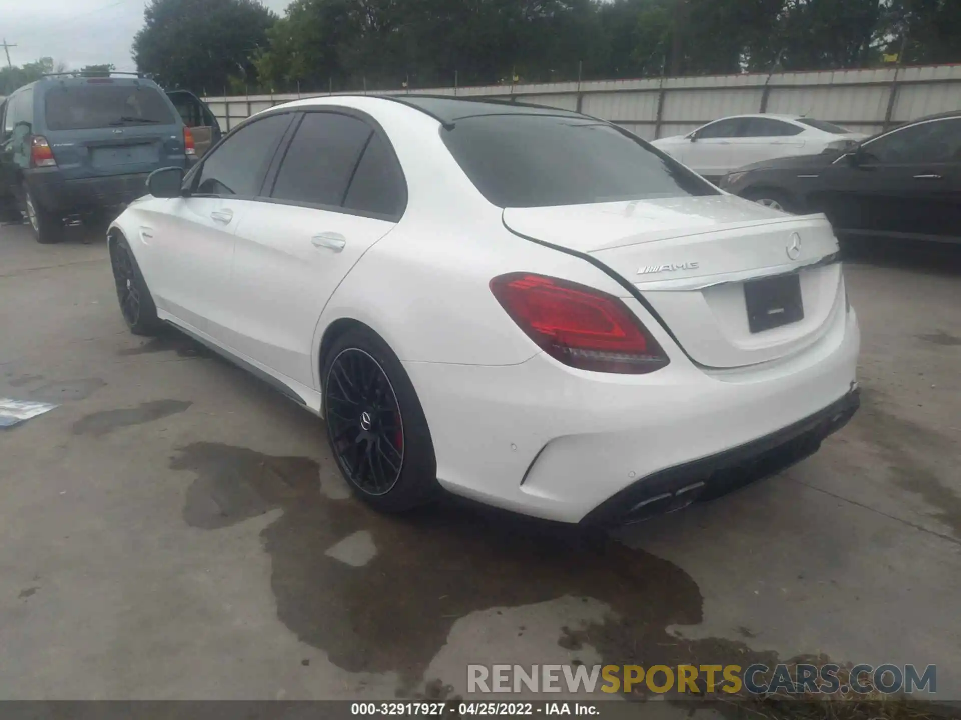 3 Photograph of a damaged car W1KWF8HB0MR605978 MERCEDES-BENZ C-CLASS 2021