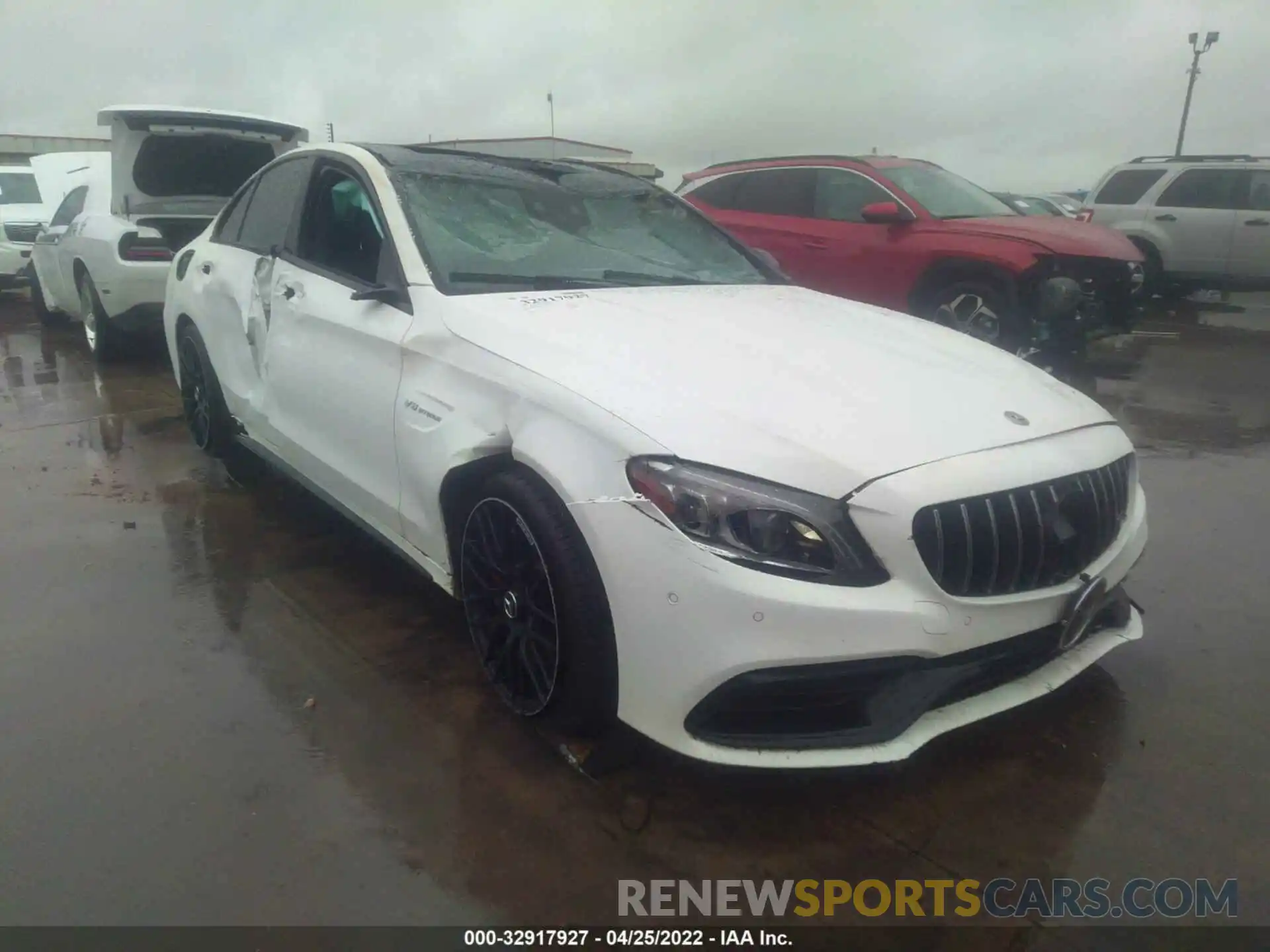 6 Photograph of a damaged car W1KWF8HB0MR605978 MERCEDES-BENZ C-CLASS 2021