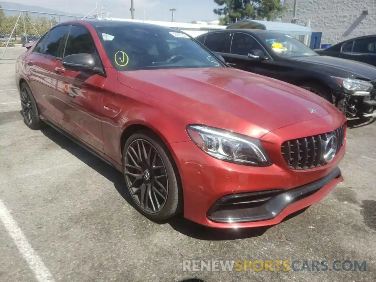 1 Photograph of a damaged car W1KWF8HB0MR621713 MERCEDES-BENZ C-CLASS 2021