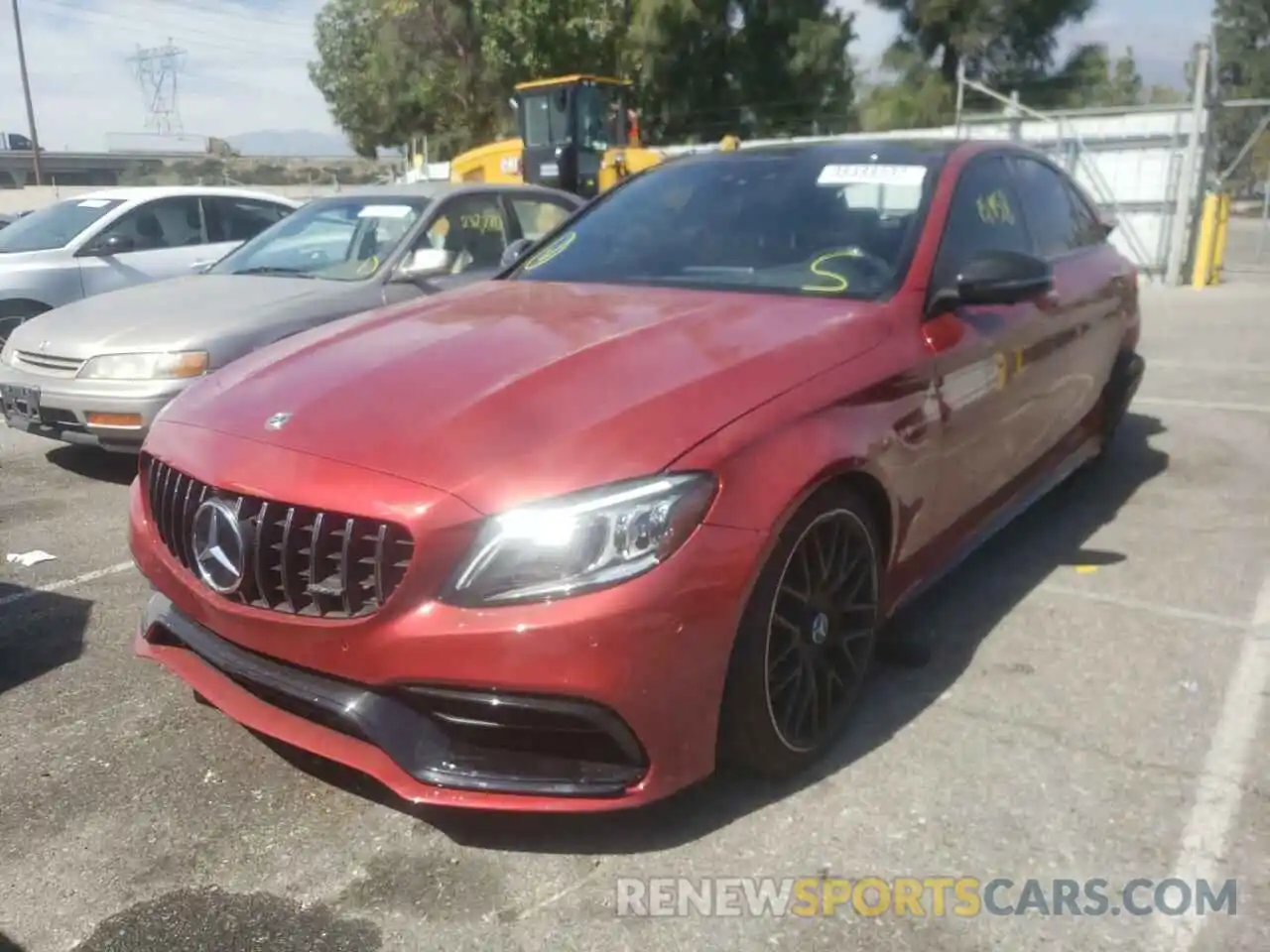 2 Photograph of a damaged car W1KWF8HB0MR621713 MERCEDES-BENZ C-CLASS 2021