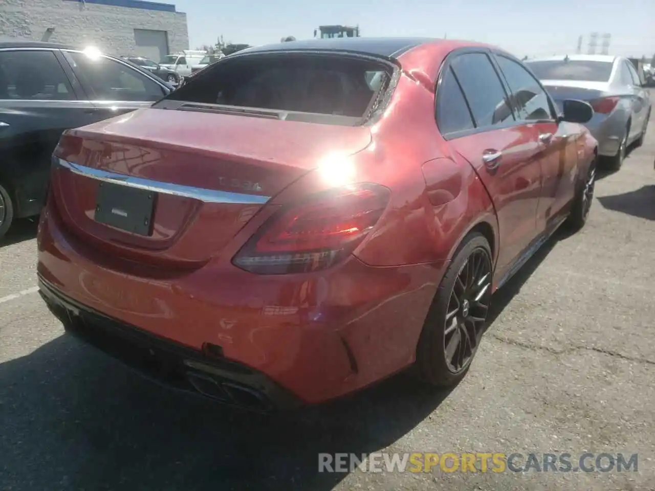 4 Photograph of a damaged car W1KWF8HB0MR621713 MERCEDES-BENZ C-CLASS 2021