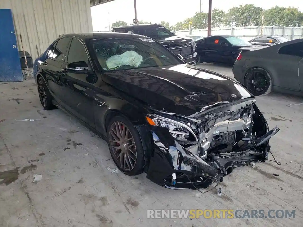 1 Photograph of a damaged car W1KWF8HB2MR640490 MERCEDES-BENZ C-CLASS 2021