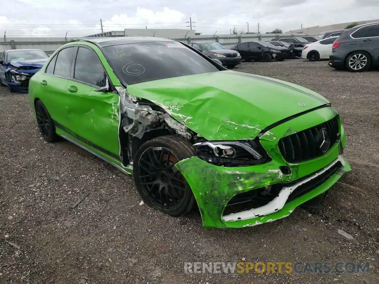 1 Photograph of a damaged car W1KWF8HB6MR621411 MERCEDES-BENZ C-CLASS 2021