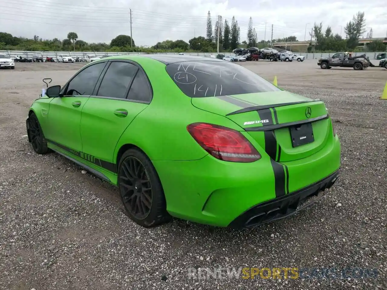 3 Photograph of a damaged car W1KWF8HB6MR621411 MERCEDES-BENZ C-CLASS 2021