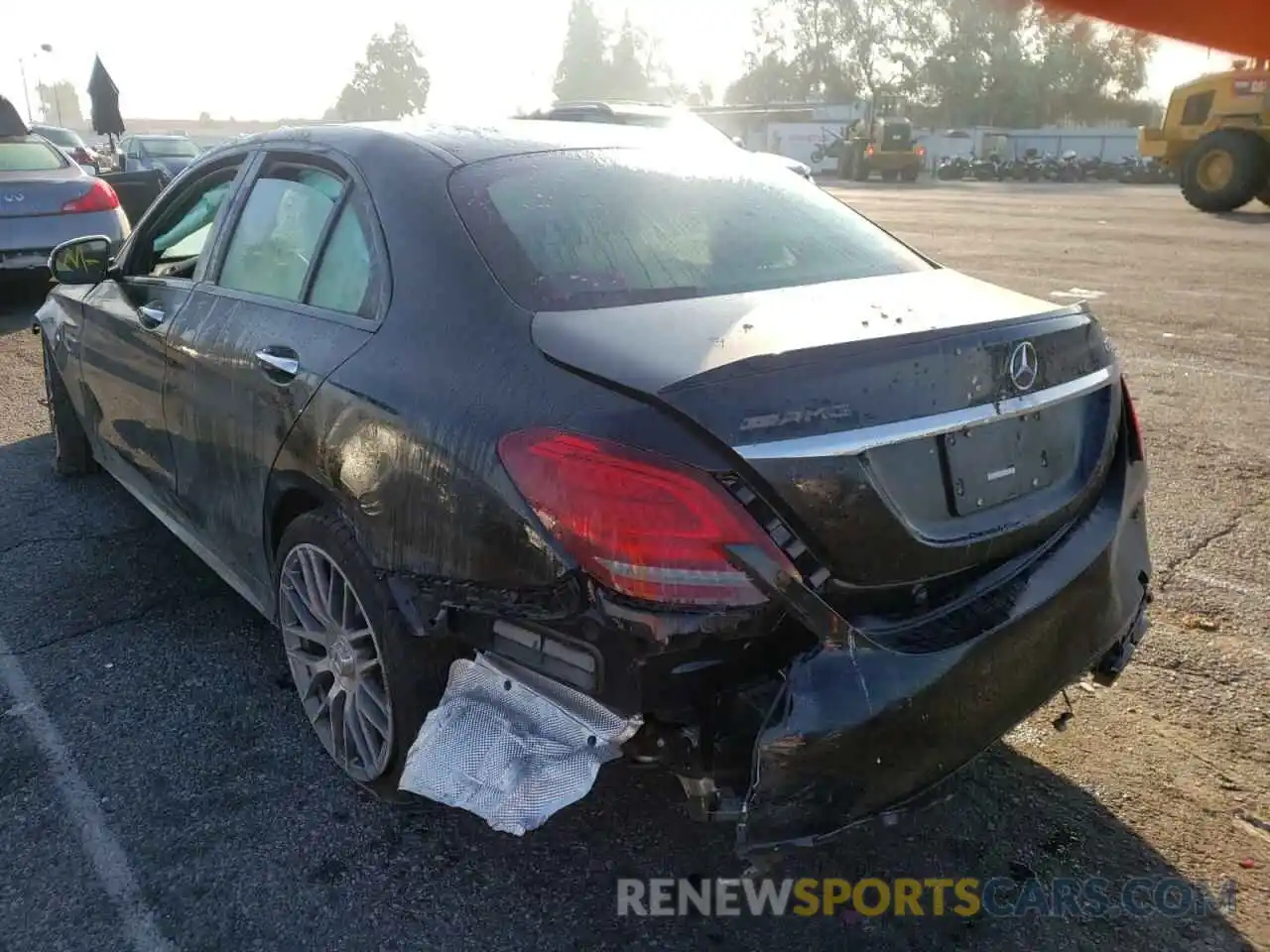 3 Photograph of a damaged car W1KWF8HB8MR620471 MERCEDES-BENZ C-CLASS 2021