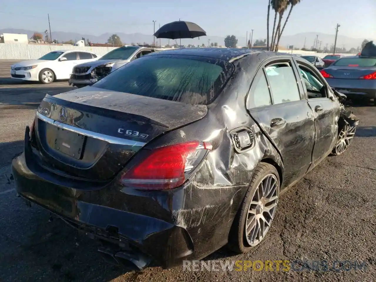 4 Photograph of a damaged car W1KWF8HB8MR620471 MERCEDES-BENZ C-CLASS 2021