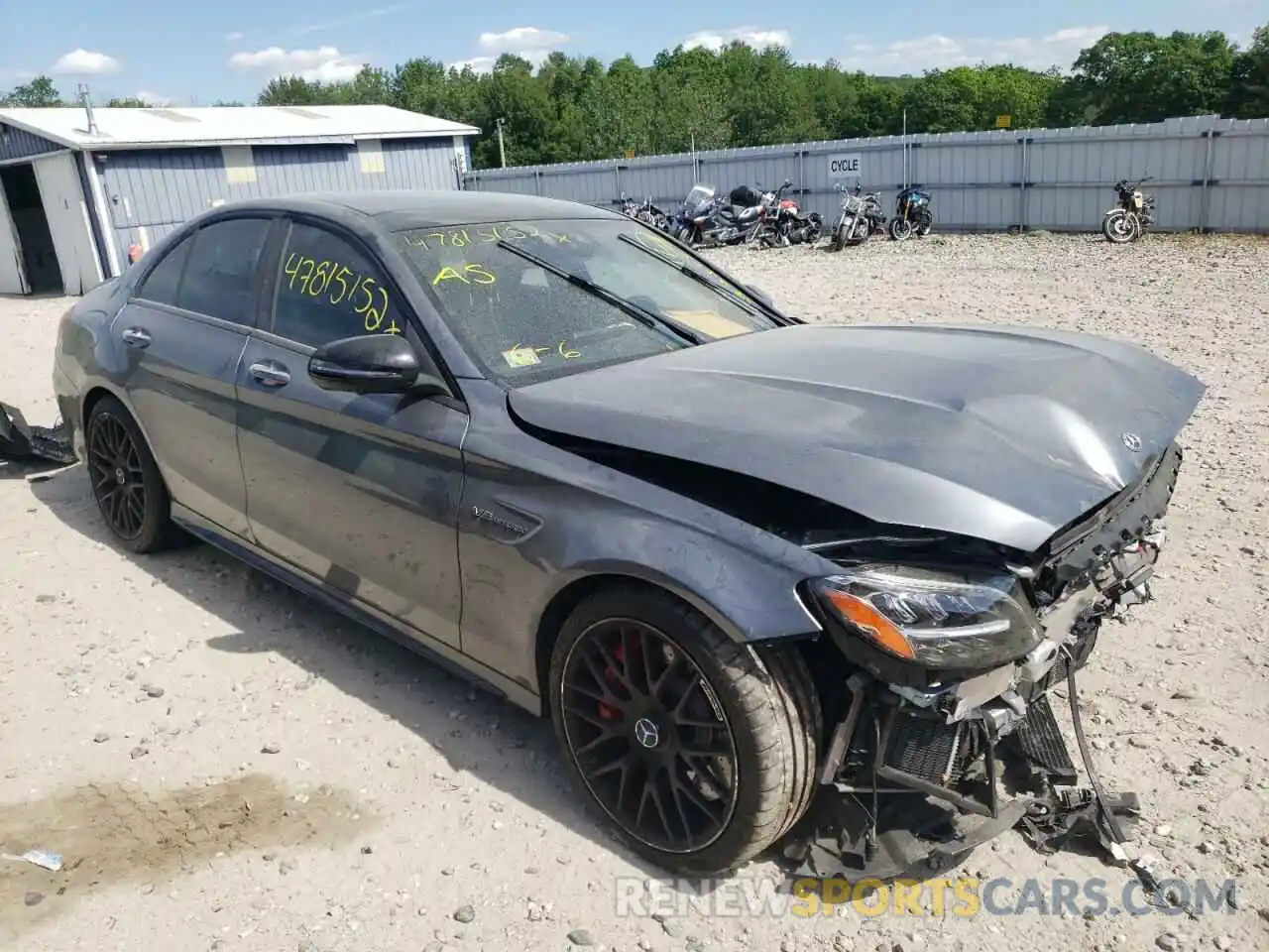 1 Photograph of a damaged car W1KWF8HB8MR620647 MERCEDES-BENZ C-CLASS 2021