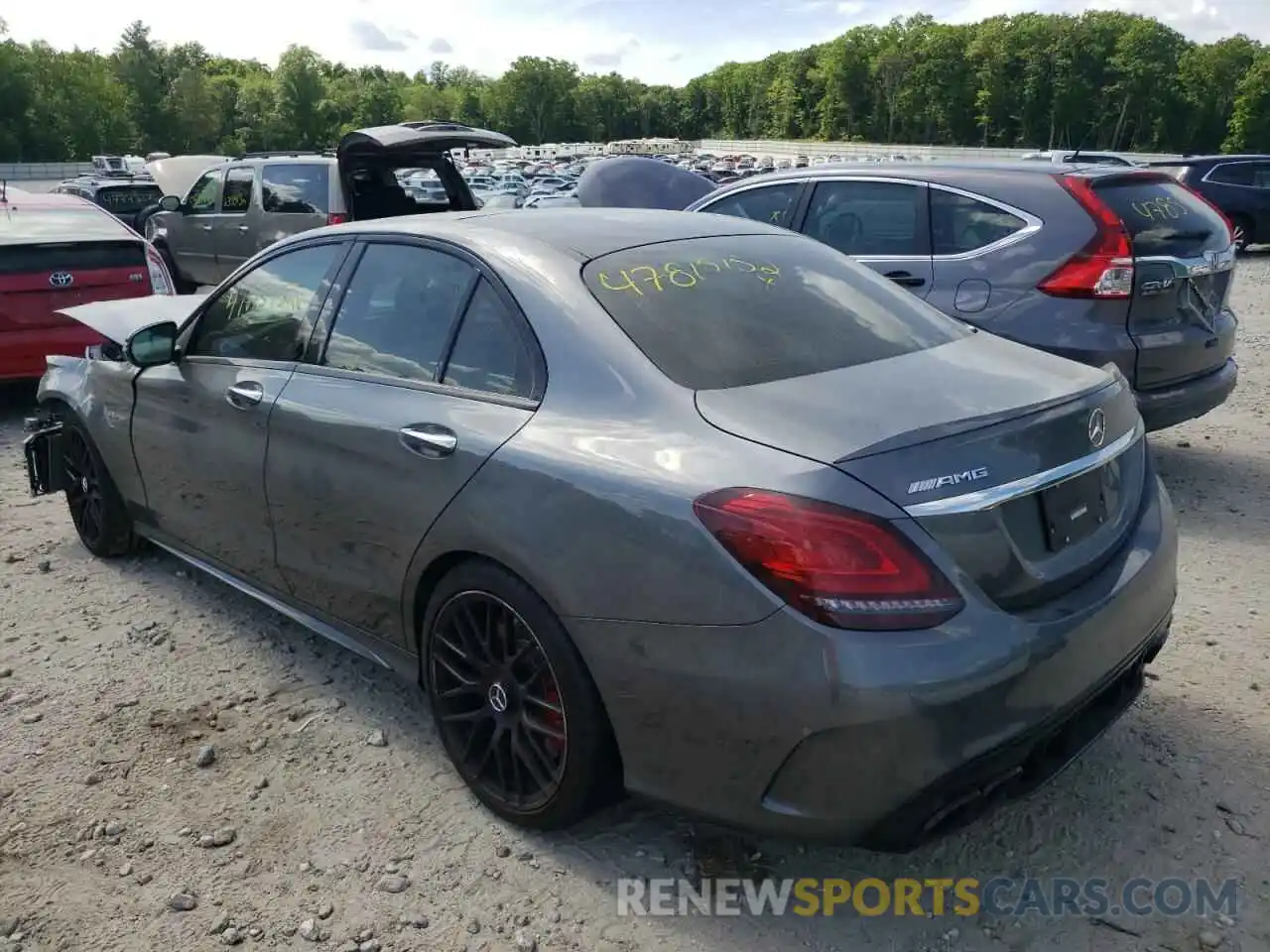 3 Photograph of a damaged car W1KWF8HB8MR620647 MERCEDES-BENZ C-CLASS 2021