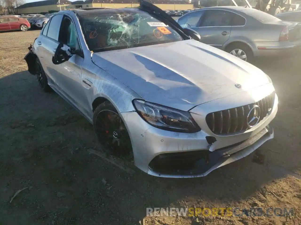 1 Photograph of a damaged car W1KWF8HB8MR645290 MERCEDES-BENZ C-CLASS 2021