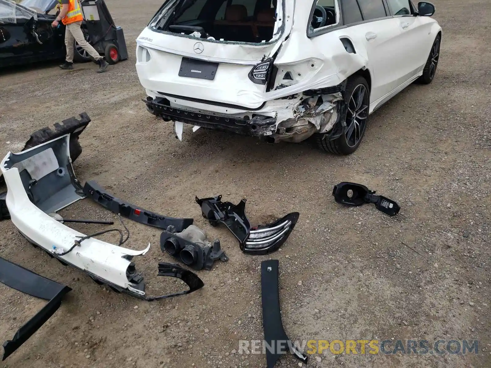 9 Photograph of a damaged car W1KWH6EB2MG065287 MERCEDES-BENZ C CLASS 2021