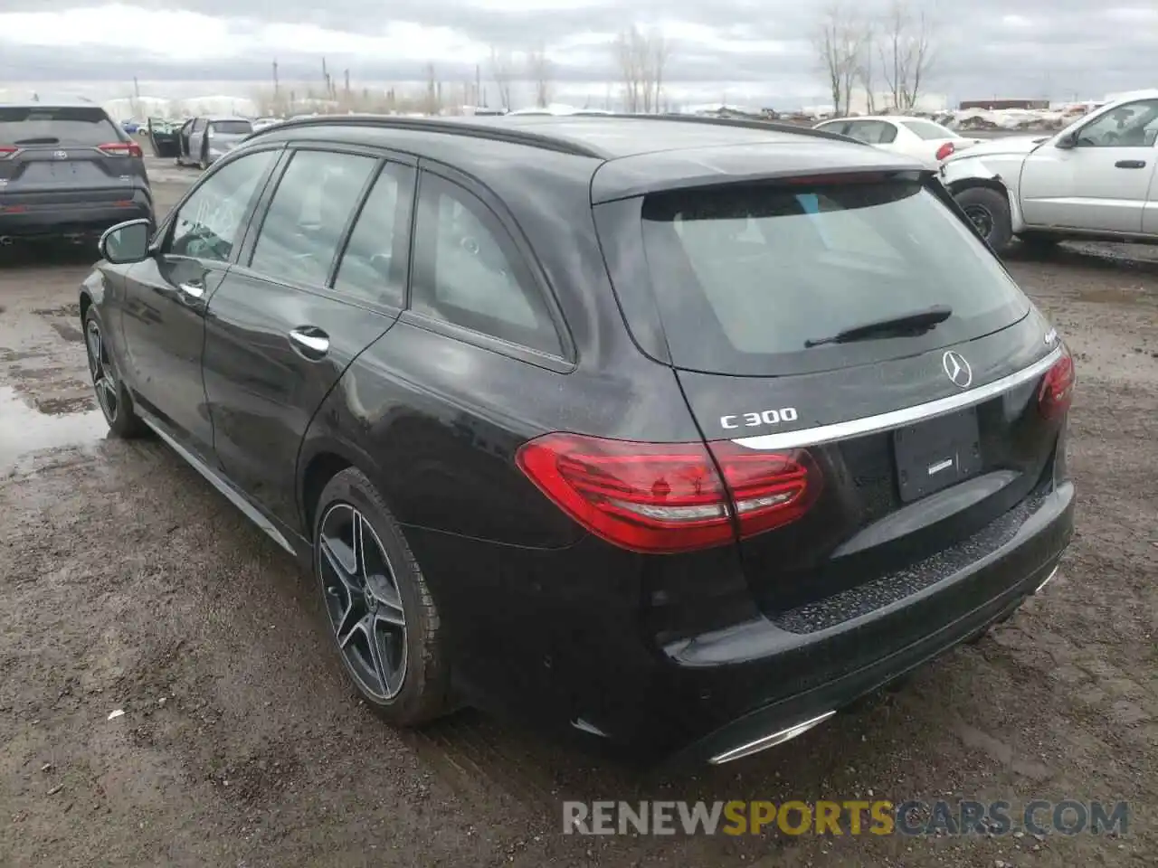 3 Photograph of a damaged car W1KWH8EB1MG075062 MERCEDES-BENZ C-CLASS 2021